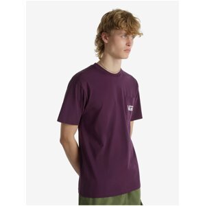 Men's purple T-shirt VANS Style 76 - Men