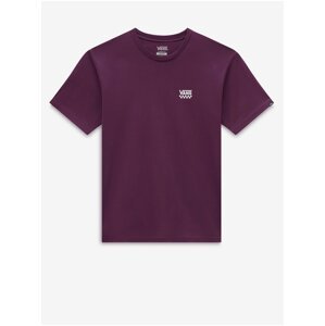 Dark purple men's T-shirt VANS Left Chest Logo II - Men