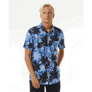 Košile Rip Curl BARREL KILLA S/S SHIRT Blue Yonder