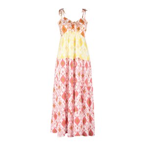 Trendyol Floral Print Maxi Woven Tied Beach Dress