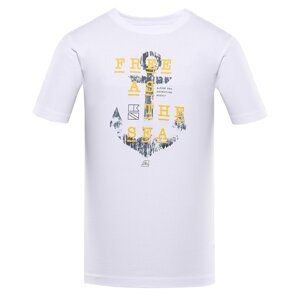 Men's cotton T-shirt ALPINE PRO NORD white variant pe