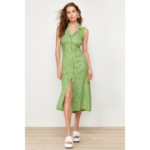 Trendyol Green Woven Woven Midi Dress