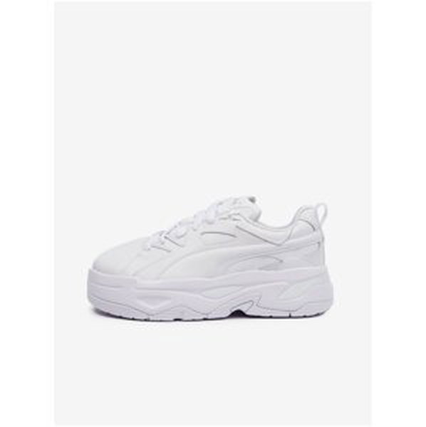 White women's sneakers with leather details Puma BLSTR Dresscode Wns - Women
