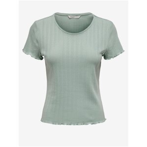 Light Green Women's T-Shirt ONLY Carlotta - Women