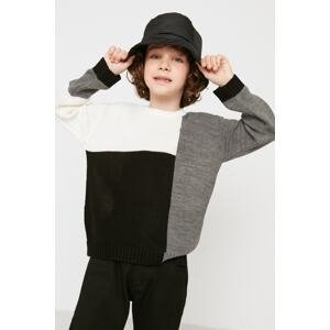Trendyol Boy Multi Color Color Block Knitwear Sweater