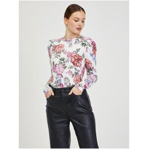 White Women's Flowered T-Shirt ORSAY - Women