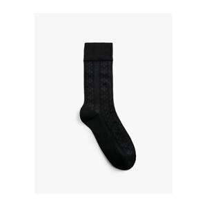 Koton Basic Socks Geometric Patterned