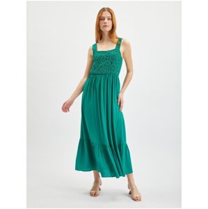 Orsay Zelené dámske maxi šaty - ženy