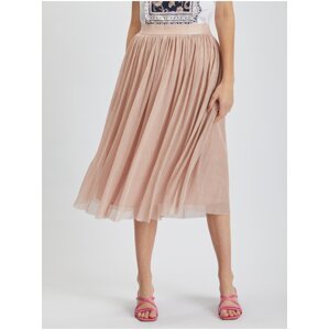 Orsay Light pink Ladies Pleated Skirt - Ladies