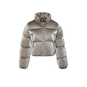 Trendyol Mink Premium Oversize Glossy Water Repellent Inflatable Coat