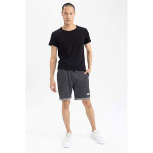 DEFACTO Slim Fit Sweatshirt Fabric Cotton Shorts