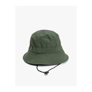 Koton / Women's Basic Folding Bucket Hat with Detachable Thread Straps