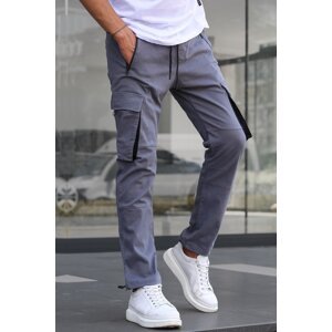 Madmext Smoked Cargo Pocket Jogger Trousers 5791