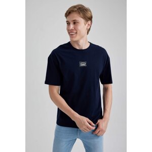 DEFACTO Comfort Fit Crew Neck Printed T-Shirt