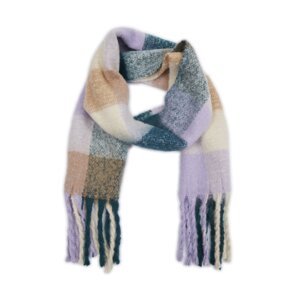 Orsay Blue-purple women's plaid scarf - Women