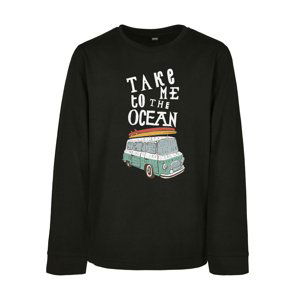 Kids Take Me To The Ocean Longsleeve Black