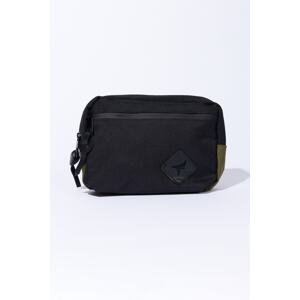 AC&Co / Altınyıldız Classics Men's Black-Khaki Zippered Double Compartment Waist Bag
