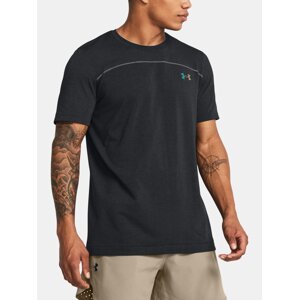 Under Armour UA Rush Seamless Wordmark T-Shirt SS-BLK - Men's