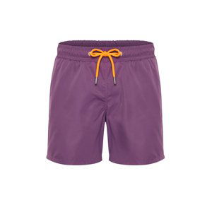 Trendyol Dark Purple Basic Standard Size Swim Shorts