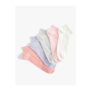 Koton Set of 5 Textured Booties Socks