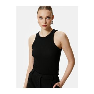 Koton Halter Neck Undershirt Ribbed Viscose Blended