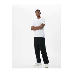 Koton Parachute Jeans Elastic Waist Stopper Stitch Detail Pocket