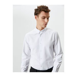 Koton Polka Dot Shirt Long Sleeve Classic Collar Buttoned