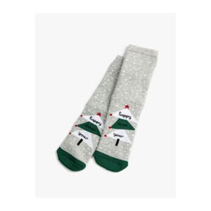 Koton Christmas Themed Christmas Tree Detail Socks