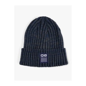 Koton Knit Beanie Fold Label Printed