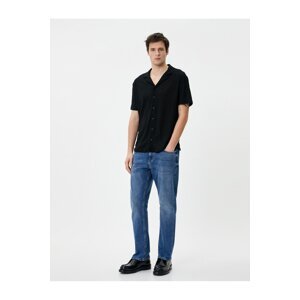 Koton Straight Fit Pique Jeans - Mark Jeans