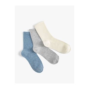 Koton 3-Piece Set of Basic Socks