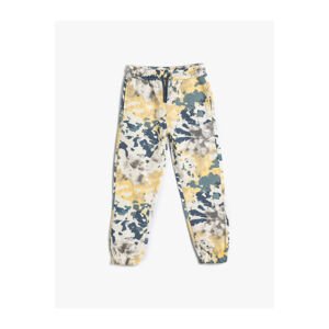 Koton Jogger Sweatpants Batik Patterned Tie Waist Cotton