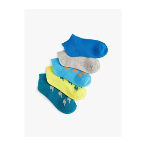 Koton 5-Piece Multicolored Booties Socks Set Cotton