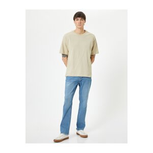 Koton Straight Fit Pique Jeans - Mark Jeans