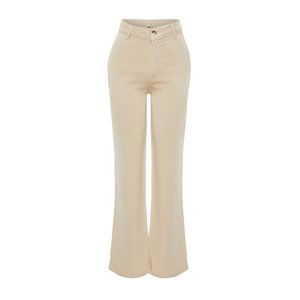 Trendyol Beige 100% Tencel™ Low Waist Wide Leg Jeans