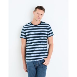 Celio Striped T-shirt Geudi - Men's