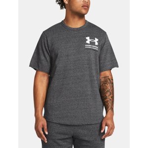 Under Armour T-shirt UA Rival Terry SS Colorblock-GRY - Men's