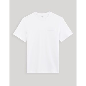 Biele pánske basic tričko Celio Gepopiff