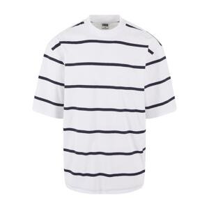 Men's Oversized Sleeve Modern Stripe T-Shirt - Striped