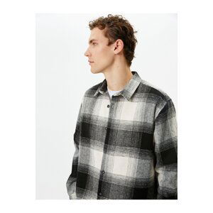 Koton Lumberjack Shirt Buttoned Classic Collar Long Sleeve