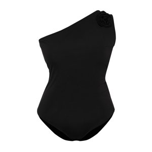 Trendyol Curve Black Shoulder Detailed Knitted Body