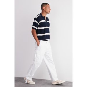 Trendyol Limited Edition White Loose Fit Trousers
