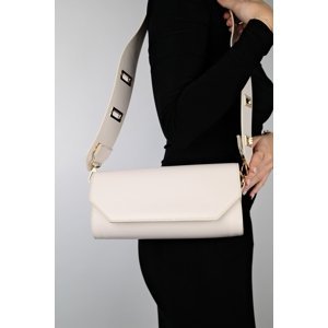 LuviShoes MIGUEL Women's Cream Clutch Bag