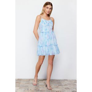 Trendyol Blue Woven Mini Dress