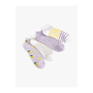Koton 4-Pack of Booties Socks Multi Color