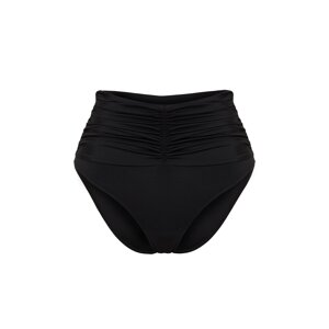 Trendyol Black Plain Recovery High Waist Regular Bikini Bottom