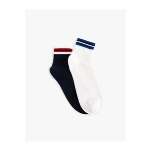 Koton 2-Pack of Tennis Socks Multi Color