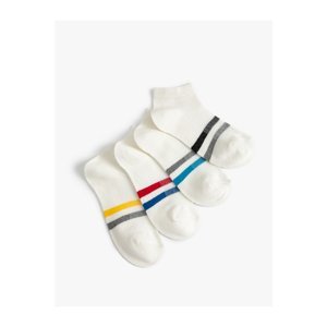 Koton 4-Piece Striped Booties Socks Set