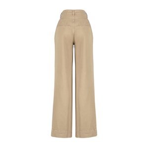 Trendyol Camel More Sustainable Pleated High Waist Wide Leg Jeans