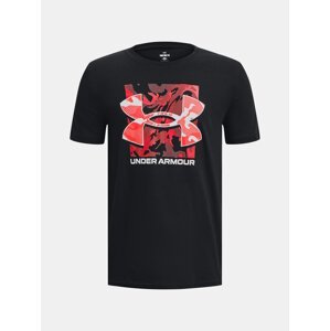 Under Armour T-Shirt UA B BOX LOGO CAMO SS MFO-BLK - Boys